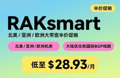 RAKsmart美国大带宽服务器
