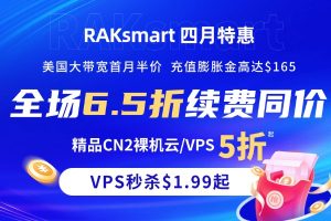 RAKsmart美国服务器活动